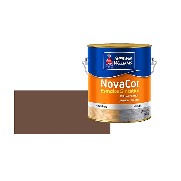 Tinta Esmalte Sintético Novacor Brilho 3,6 L Tabaco Sherwin Williams