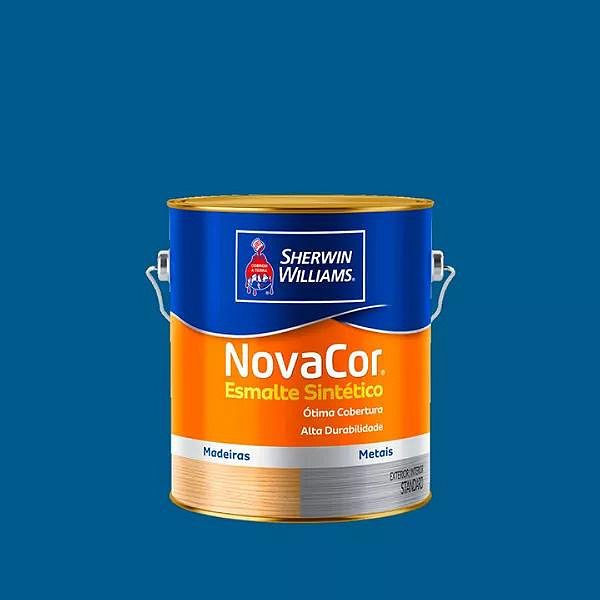 Tinta Esmalte Sintético Novacor Brilho 3,6 L Azul França 31140901 Sherwin Williams