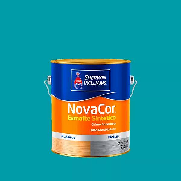 Tinta Esmalte Sintético Novacor Brilho 3,6 L Azul Celeste Sherwin Williams