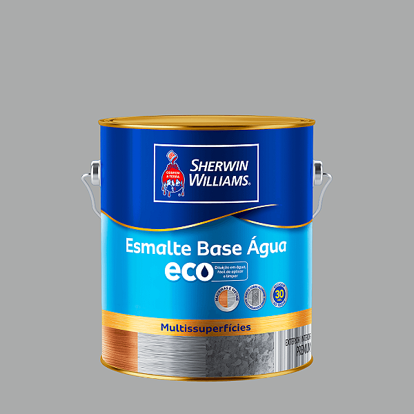 Tinta Esmalte Base Água Eco Brilho 3,6 L Platina Sherwin Williams
