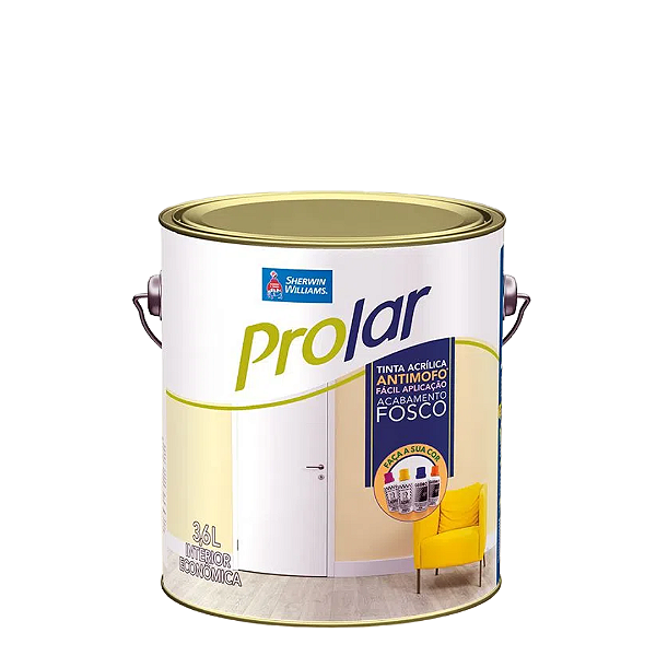 Tinta Prolar Acrílico Branco 3,6 L Sherwin Williams