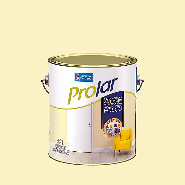 Tinta Prolar Acrílico Marfim 3,6 L Sherwin Williams