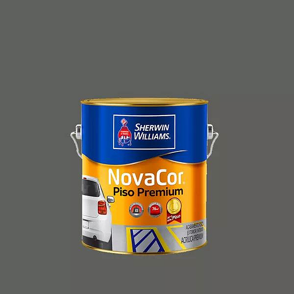 Tinta Novacor Piso Liso Cinza Chumbo 3,6 L Sherwin Williams