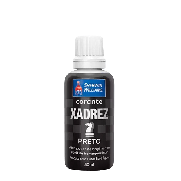 Corante Xadrez Bisnaga 50ml Preto Sherwin Williams