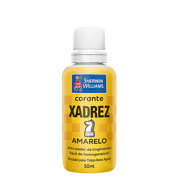 Corante Xadrez Bisnaga 50ml Amarelo Sherwin Williams