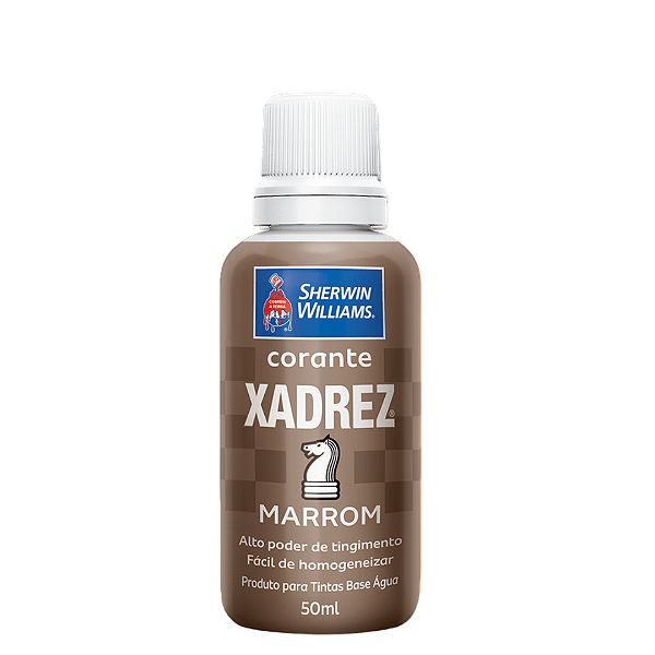 Corante Xadrez Bisnaga 50ml Marrom Sherwin Williams