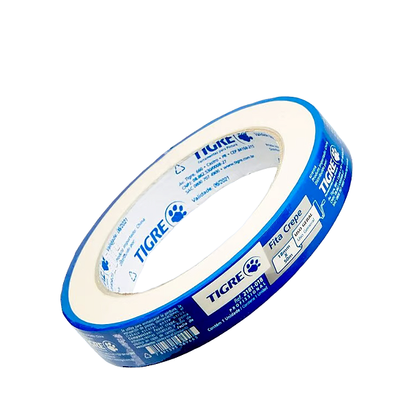 Fita Crepe 18mmx50 Metros Tigre