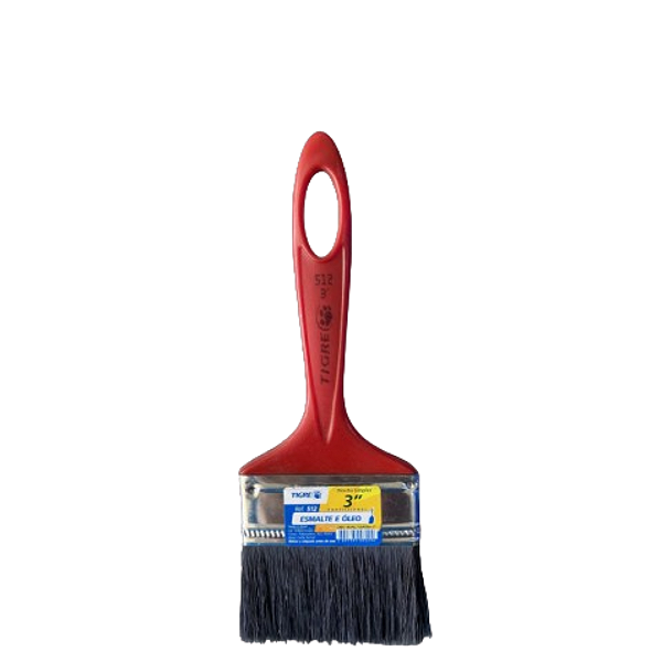 Trincha Simples 512 3 Cerda Preta 60512012 Tigre