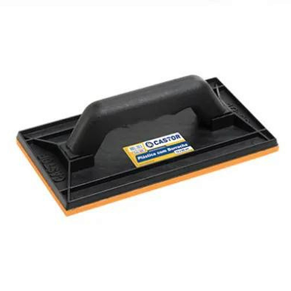 Desempenadeira Plástica Com Borracha 026 15x26 Castor