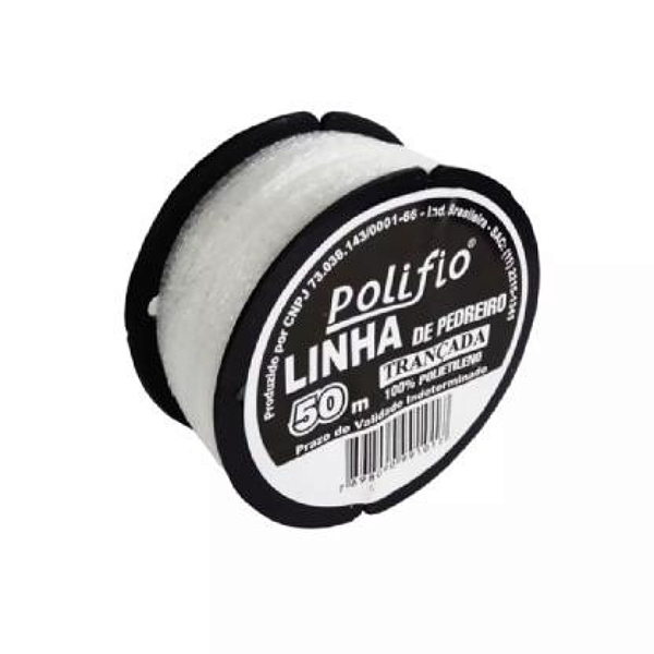 Linha Pedreiro Trançada 50m Polifio