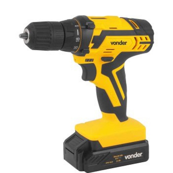 Parafusadeira/Furadeira Bateria 12v Pfv012l Bivolt Vonder