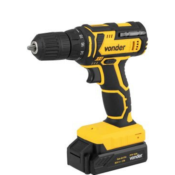 Parafuso/Furadeira Bateria 20v Pfv020l Com Impacto Vonder