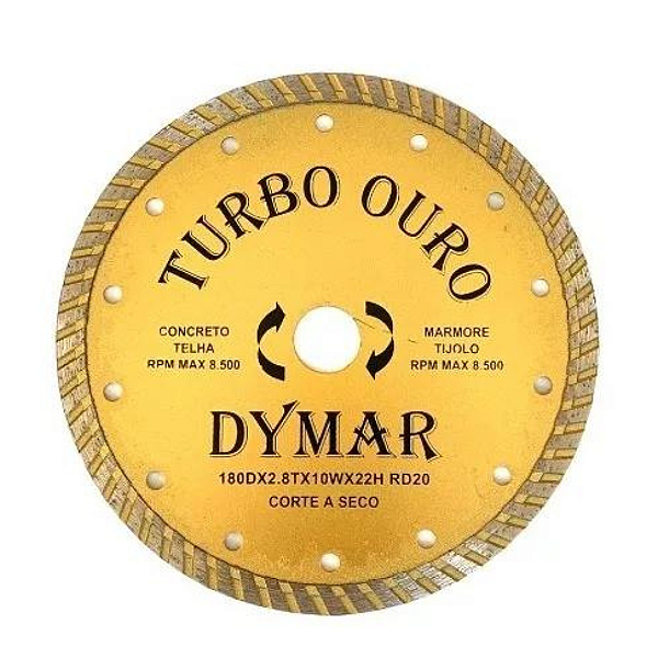 Disco Diamantado Segmentado Ouro 7 Dymar