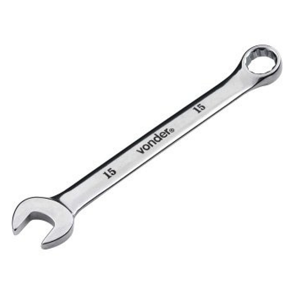 Chave Combinada 15mm Crv Cromada Enc Vonder