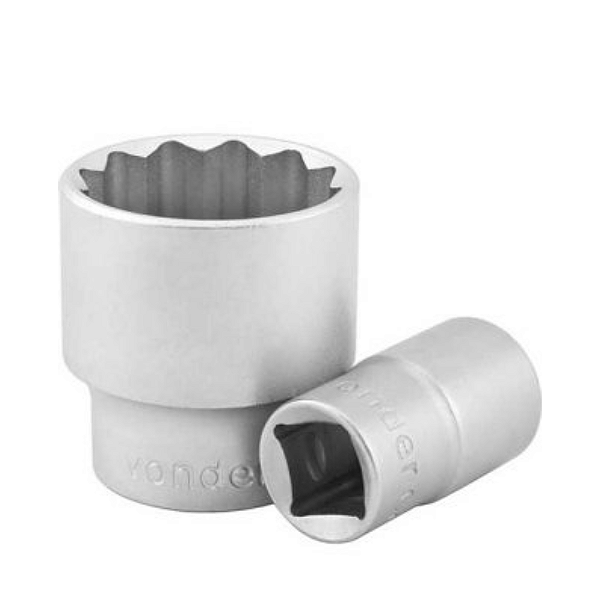 Soquete Estriado Enc 1/2 27mm Crv Vonder