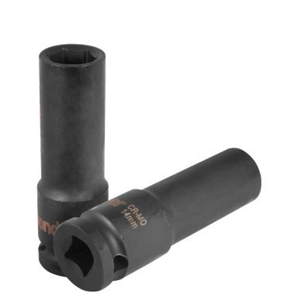 Soquete Sextavado De Impacto Longo Enc 14mm Cromo Vonder