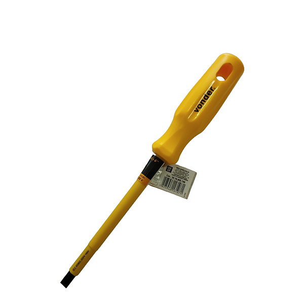 Chave Fenda (L) 1/4x6 Crv Isolada Vonder