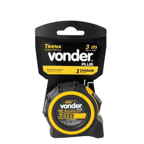 Trena Aço 3m X 16mm Plus Vonder