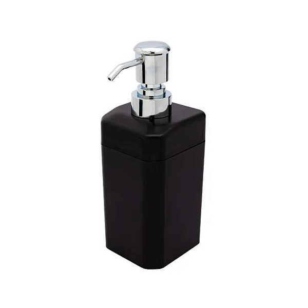Porta Sabonete Líquido/Álcool Gel/Shampoo Preto Roper Plast