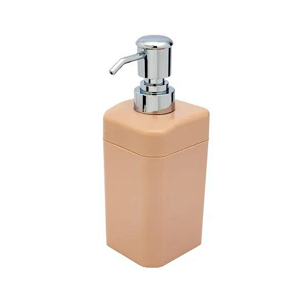 Porta Sabonete Líquido/Álcool Gel/Shampoo Bege Roper Plast