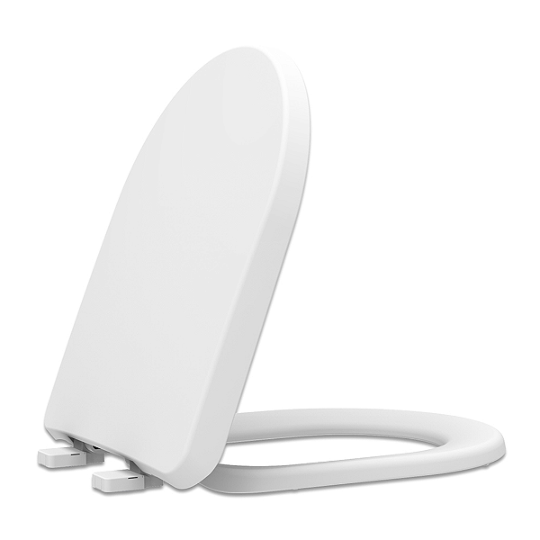Assento PP Luna Speciale Duraguard Soft Close Branco Tupan