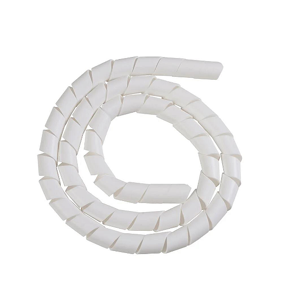 Tubo Espiral De 3/4 Em Termoplástico 1 Metro Branco Tramontina