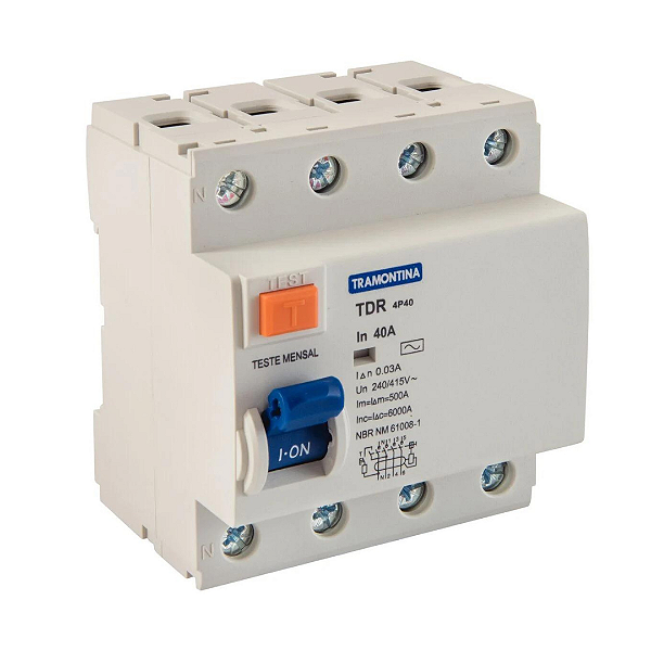 Disjuntor DR Mod. TR-63 4 Polos 40A Tramontina