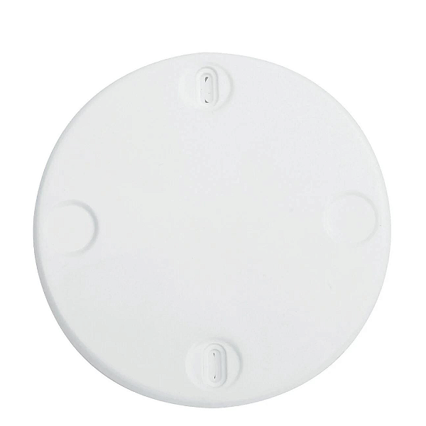 Tampa 3x3 Redondo Para Teto Linha Lux Branca Tramontina