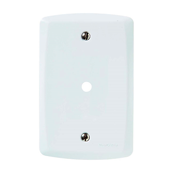 Placa 4x2 1F9,5mm Linha Lux 2 Branco Tramontina