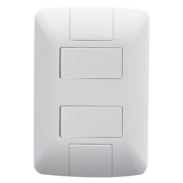 Conjunto 2 Interruptores Simples 6A/250V Aria Tramontina