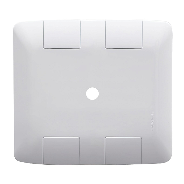 Placa 4x4 Com Furo 9,5mm Aria Branca Tramontina