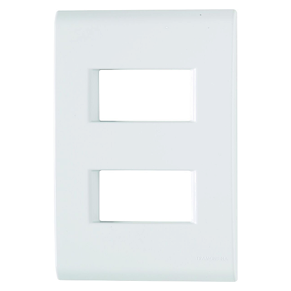 Placa Com Suporte 4x2 2P Dist Linha Liz Tramontina