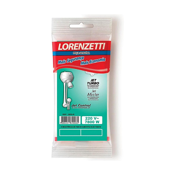 Resistência Jet Master Turbo 220V/7800W Lorenzetti