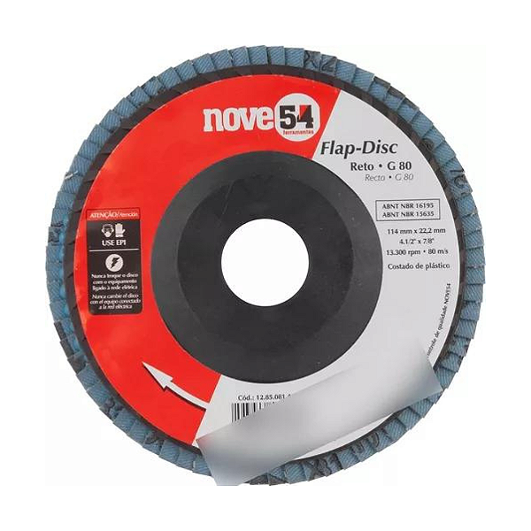 Flap Disco Reto 7 G80 (C.Plast) Nove54