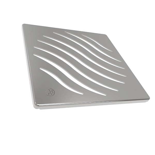 Tigre Grelha Quadrada Inox 150mm