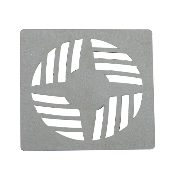 Grelha Quadrada Cromada GR18 15x15cm Astra