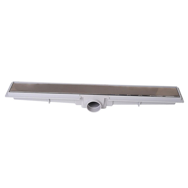 Ralo Linear 5x100cm Com Grelha Inox Luxo Estrela