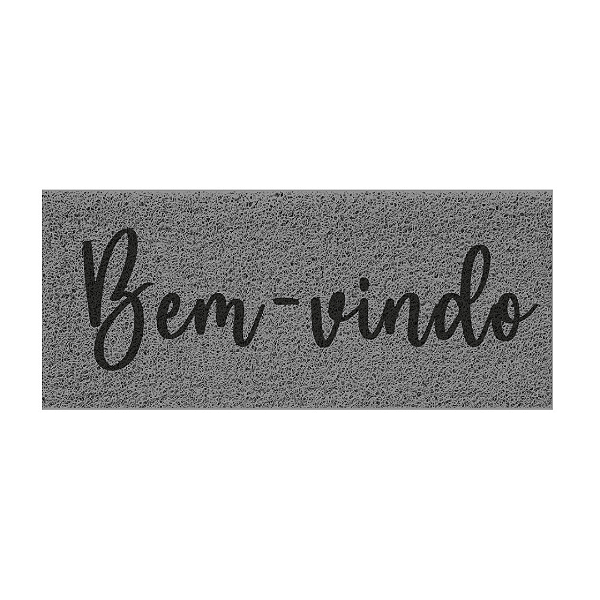 Capacho Vinílico 70x30cm Bem Vindo Uzoo