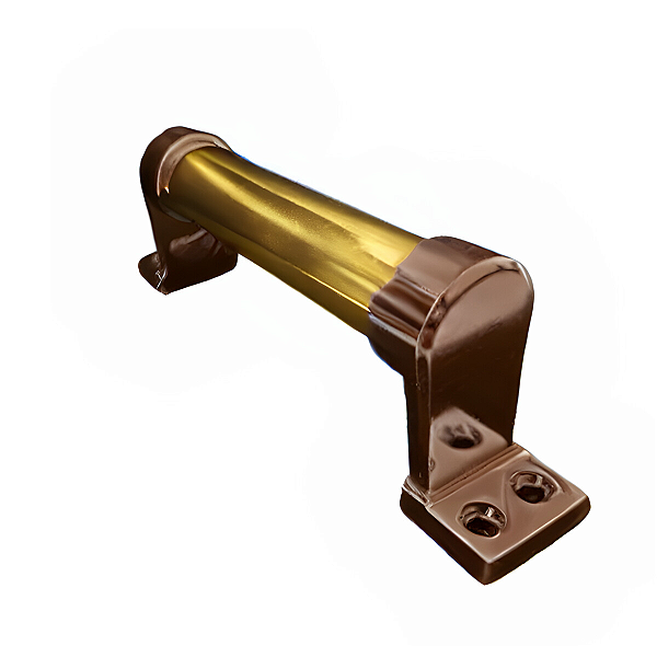 Puxador Alça Colonial Tubo Luxo GDE 110mm Clemente