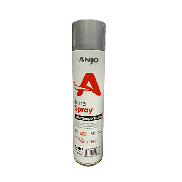 Tintas Spray Metálica Alumínio Para Rodas 400ml Anjo