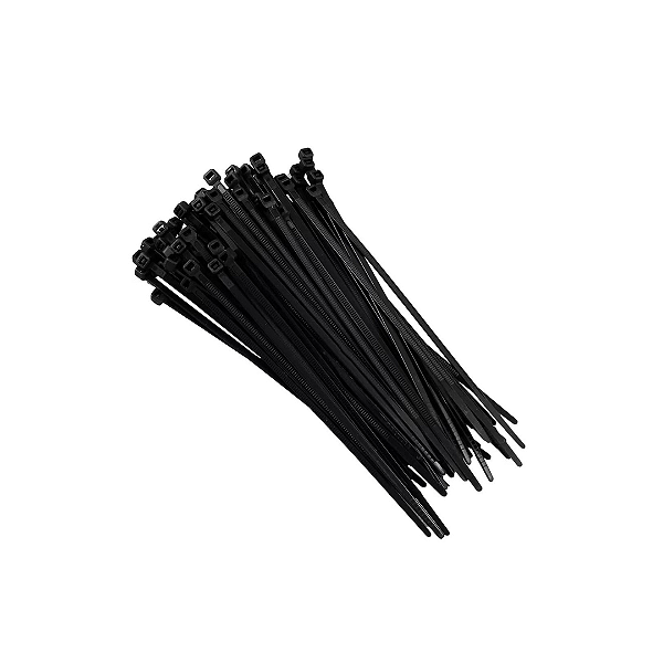 Abraçadeira Nylon 100x2,5 Preta Conjunto 100 Peças Nove54