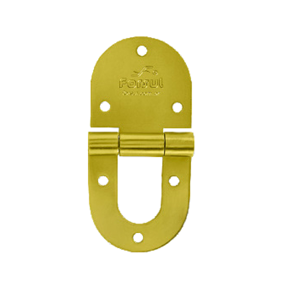 Dobradiça Tipo Borboleta Dourado N.2 14cm Forsul