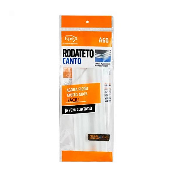 Canto Roda Teto A60 (Com 2 Peças 24cm) Epex