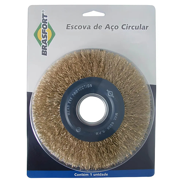 Escova De Aço Circular 6x1 Brasfort