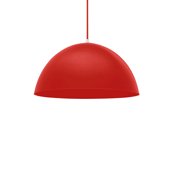 Pendente Design TD821F Médio Fosco Vermelho Taschibra
