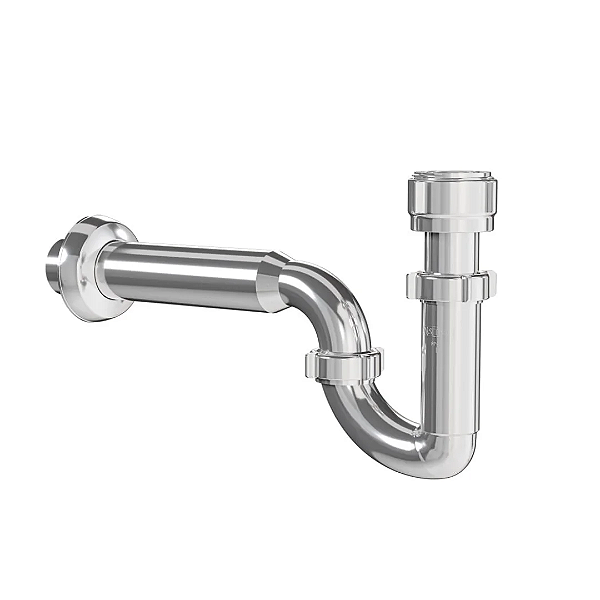 Sifão Articulado Universal Metalizado SPU42 7/8-1-1.1/4-1. Astra - 7 unidades