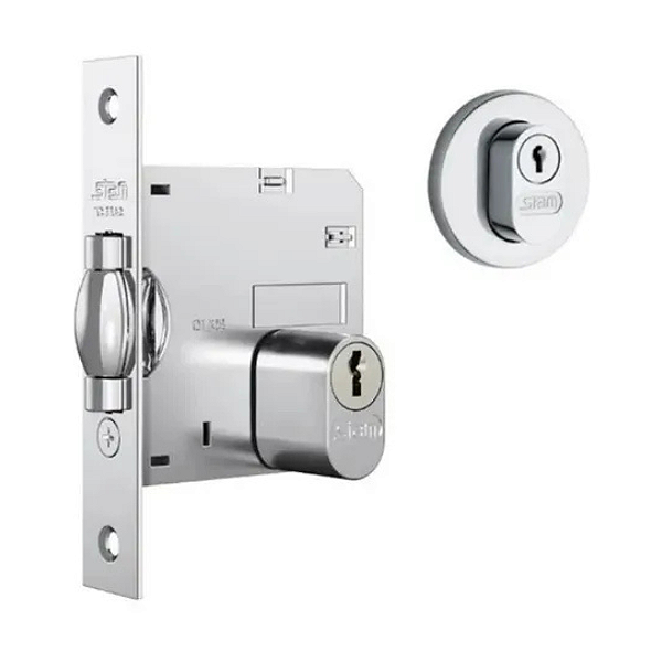 Fechadura Pivotante Redondo Acetinado 1005 Stam