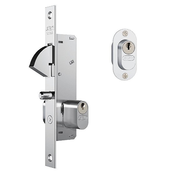 Fechadura Porta Correr 905 Inox Stam