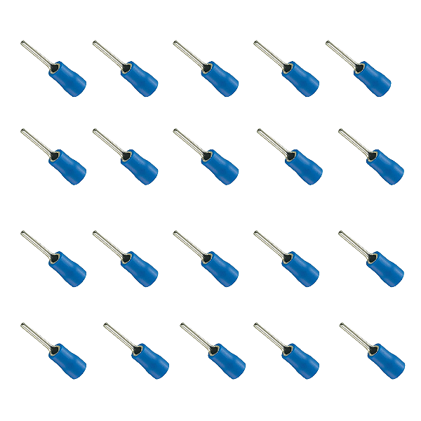Pino Pre-Isolado 1,5-2,5mm² Azul Com 20 Unidades (PZCY-PTV2-9) Penzel