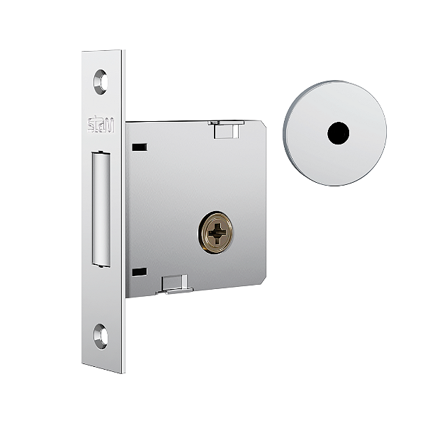 Fechadura 2 Voltas Inox (Par) 1004 Stam